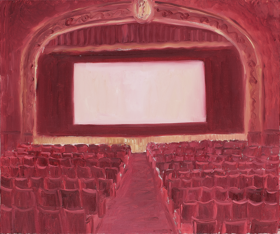 Yoichiro Yoda, Jackson Theatre, 2018, oil on canvas, 20" × 24". Courtesy: the artist